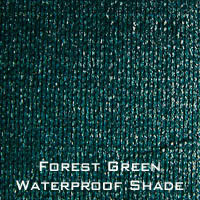 forest green waterproof shade
